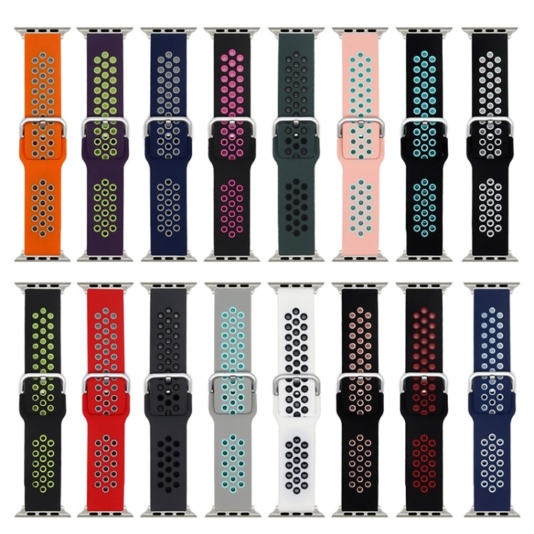 Bracelet de rechange en silicone pour Apple Watch Series, 7 41mm / 6&SE&5&4 40mm / 3&2&1 38mm, 7 45mm / 6&SE&5&4 44mm / 3&2&1 42mm