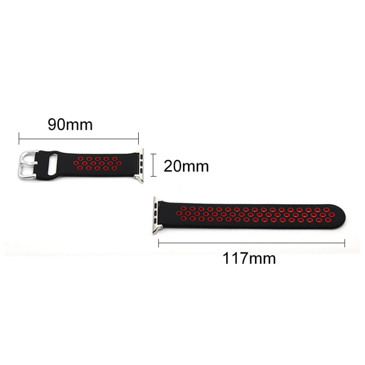 Bracelet de rechange en silicone pour Apple Watch Series, 7 41mm / 6&SE&5&4 40mm / 3&2&1 38mm, 7 45mm / 6&SE&5&4 44mm / 3&2&1 42mm