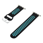 Bracelet de rechange en silicone pour Apple Watch Series, 7 41mm / 6&SE&5&4 40mm / 3&2&1 38mm, 7 45mm / 6&SE&5&4 44mm / 3&2&1 42mm