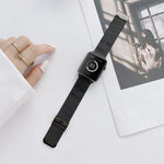 Bracelet de montre de remplacement en acier droit à boucle en V pour Apple Watch Series, 7 41mm / 6&SE&5&4 40mm / 3&2&1 38mm, 7 45mm / 6&SE&5&4 44mm / 3&2&1 42mm