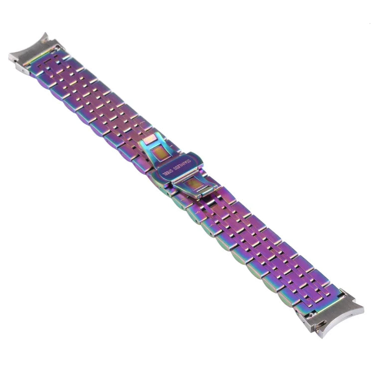 Bracelet de montre de remplacement en acier inoxydable à sept billes, pour Samsung Galaxy Watch4 40 mm/44 mm