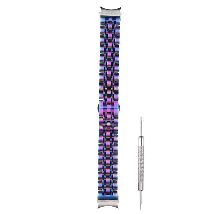 Bracelet de montre de remplacement en acier inoxydable à sept billes, pour Samsung Galaxy Watch4 40 mm/44 mm