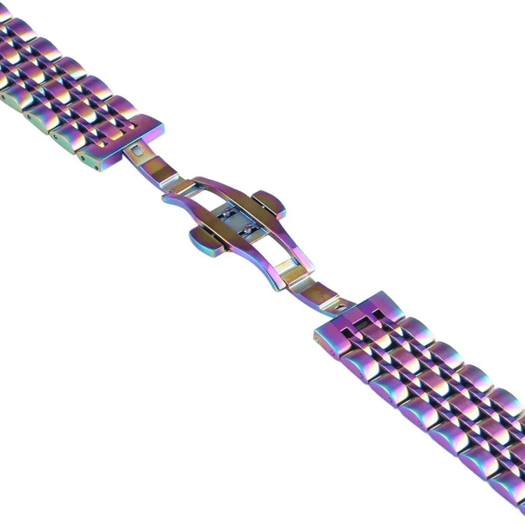 Bracelet de montre de remplacement en acier inoxydable à sept billes, pour Samsung Galaxy Watch4 40 mm/44 mm