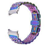 Bracelet de montre de remplacement en acier inoxydable à sept billes, pour Samsung Galaxy Watch4 40 mm/44 mm