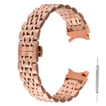Bracelet de montre de remplacement en acier inoxydable à sept billes, pour Samsung Galaxy Watch4 40 mm/44 mm