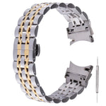 Bracelet de montre de remplacement en acier inoxydable à sept billes, pour Samsung Galaxy Watch4 40 mm/44 mm