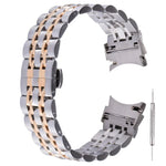 Bracelet de montre de remplacement en acier inoxydable à sept billes, pour Samsung Galaxy Watch4 40 mm/44 mm
