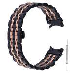 Bracelet de montre de remplacement en acier inoxydable à sept billes, pour Samsung Galaxy Watch4 40 mm/44 mm