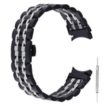 Bracelet de montre de remplacement en acier inoxydable à sept billes, pour Samsung Galaxy Watch4 40 mm/44 mm