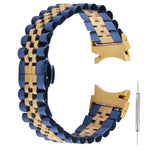 Bracelet de montre de remplacement en acier inoxydable à cinq perles, pour Samsung Galaxy Watch4 40mm/44mm