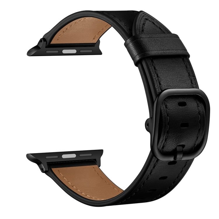 Bracelet de montre de remplacement en cuir pour Apple Watch Series, 7 41mm / 6&SE&5&4 40mm / 3&2&1 38mm, 7 45mm / 6&SE&5&4 44mm / 3&2&1 42mm