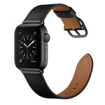 Bracelet de montre de remplacement en cuir pour Apple Watch Series, 7 41mm / 6&SE&5&4 40mm / 3&2&1 38mm, 7 45mm / 6&SE&5&4 44mm / 3&2&1 42mm