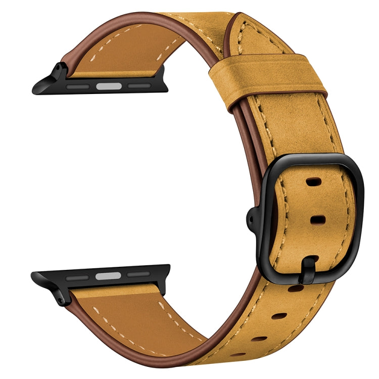 Bracelet de montre de remplacement en cuir pour Apple Watch Series, 7 41mm / 6&SE&5&4 40mm / 3&2&1 38mm, 7 45mm / 6&SE&5&4 44mm / 3&2&1 42mm
