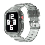 Bracelet de remplacement intégré en TPU transparent Glacier, pour Apple Watch Series 7 45 mm, pour Apple Watch Series 7 41 mm