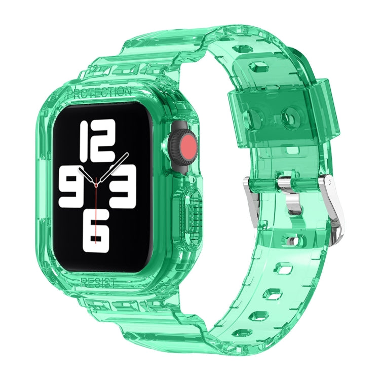 Bracelet de remplacement intégré en TPU transparent Glacier, pour Apple Watch Series 7 45 mm, pour Apple Watch Series 7 41 mm