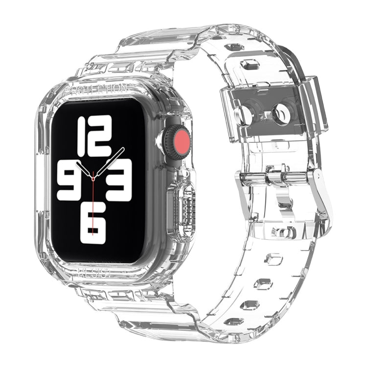 Bracelet de remplacement intégré en TPU transparent Glacier, pour Apple Watch Series 7 45 mm, pour Apple Watch Series 7 41 mm