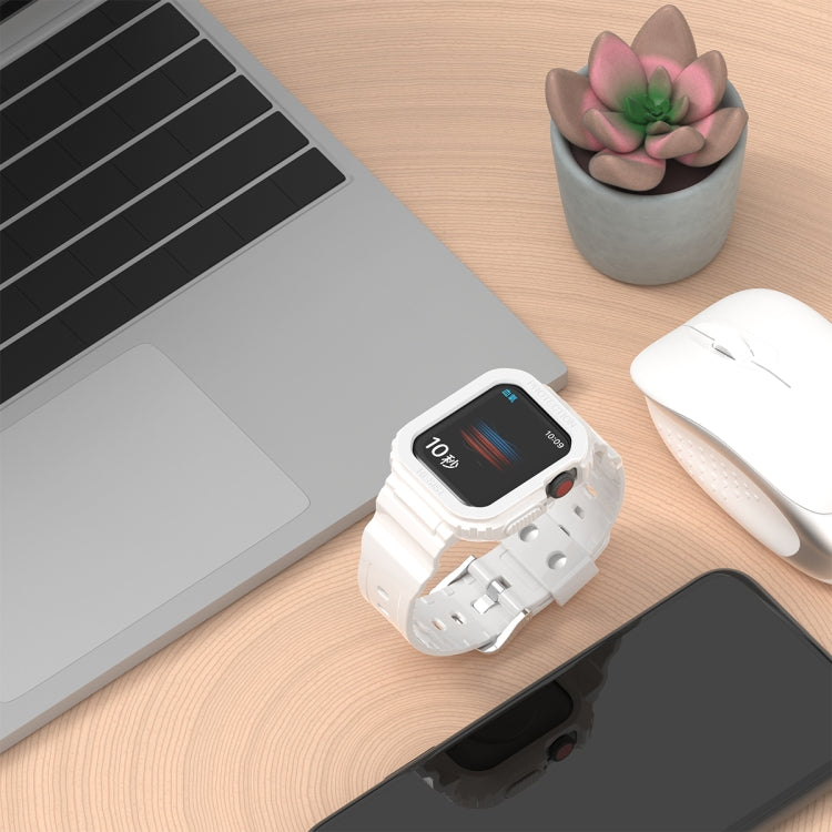 Bracelet de remplacement intégré en TPU transparent Glacier, pour Apple Watch Series 7 45 mm, pour Apple Watch Series 7 41 mm