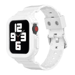 Bracelet de remplacement intégré en TPU transparent Glacier, pour Apple Watch Series 7 45 mm, pour Apple Watch Series 7 41 mm