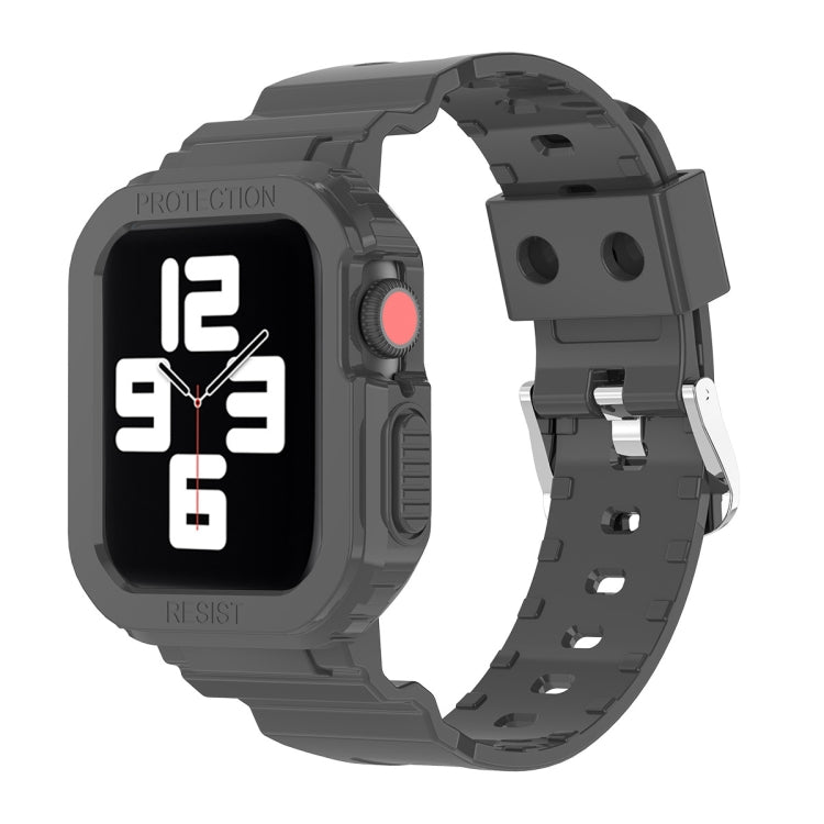 Bracelet de remplacement intégré en TPU transparent Glacier, pour Apple Watch Series 7 45 mm, pour Apple Watch Series 7 41 mm
