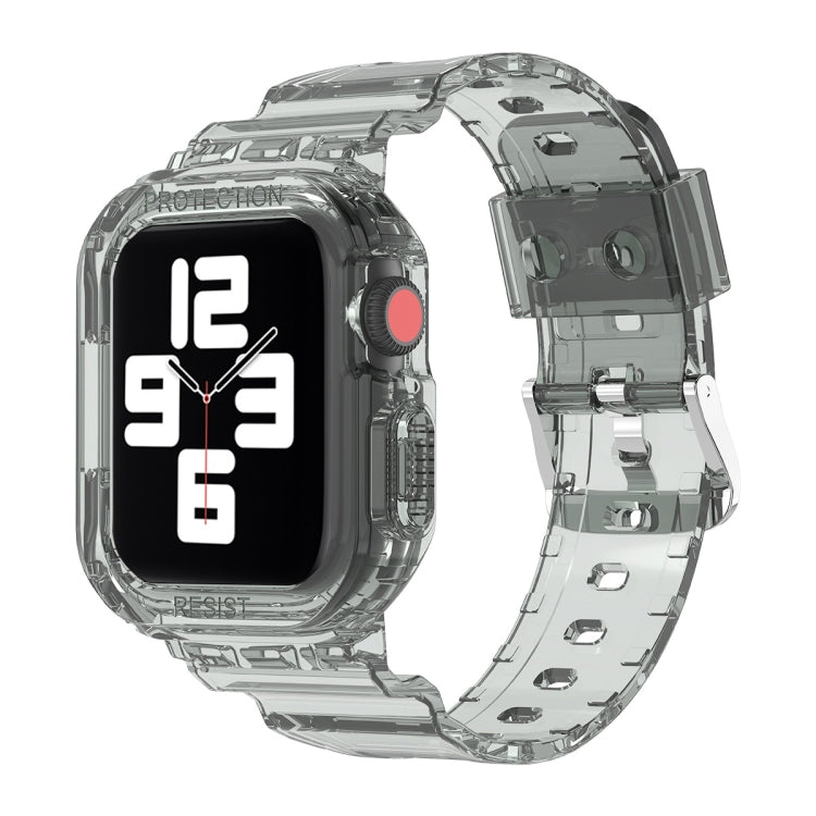 Bracelet de remplacement intégré en TPU transparent Glacier, pour Apple Watch Series 7 45 mm, pour Apple Watch Series 7 41 mm