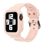 Bracelet de remplacement intégré en TPU transparent Glacier, pour Apple Watch Series 7 45 mm, pour Apple Watch Series 7 41 mm