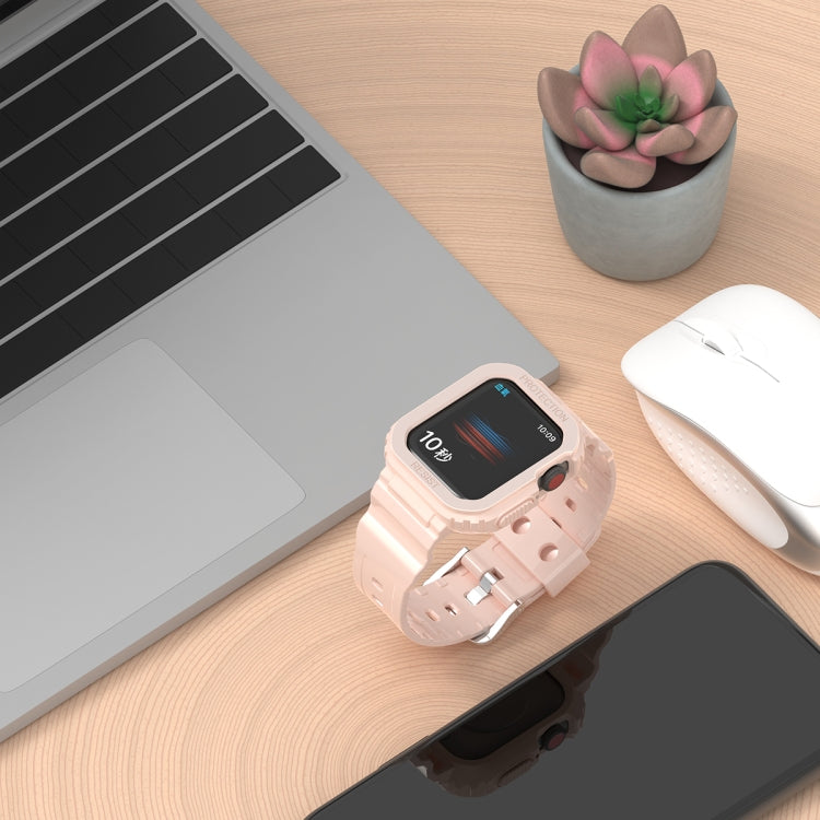 Bracelet de remplacement intégré en TPU transparent Glacier, pour Apple Watch Series 7 45 mm, pour Apple Watch Series 7 41 mm