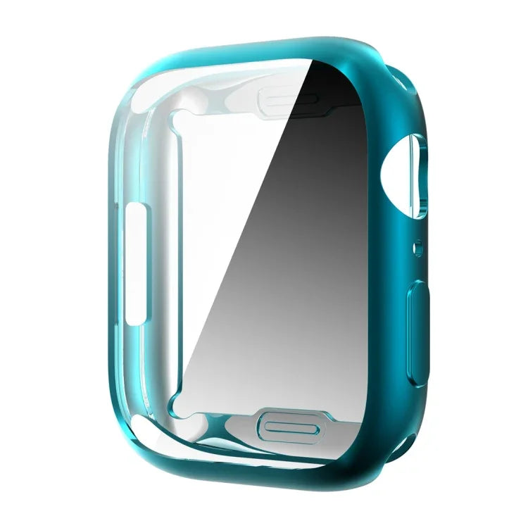 Shockproof TPU All-inclusive Electroplate Protective Case, For Apple Watch Series 9 / 8 / 7 41mm, For Apple Watch Series 9 / 8 / 7 45mm