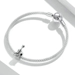 Perles Rétro Violon en Argent Sterling S925, Accessoires DIY pour Bracelets et Colliers, Violon Rétro