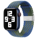 Bracelet de montre de remplacement en nylon tressé à une boucle pour Apple Watch Series 7 (41 mm), 6, SE, 5 et 4 (40 mm) et 3, 2 et 1 (38 mm).