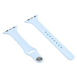 Bracelet de montre de remplacement en silicone amincissant pour Apple Watch Series, 7 41 mm / 6&SE&5&4 40 mm / 3&2&1 38 mm