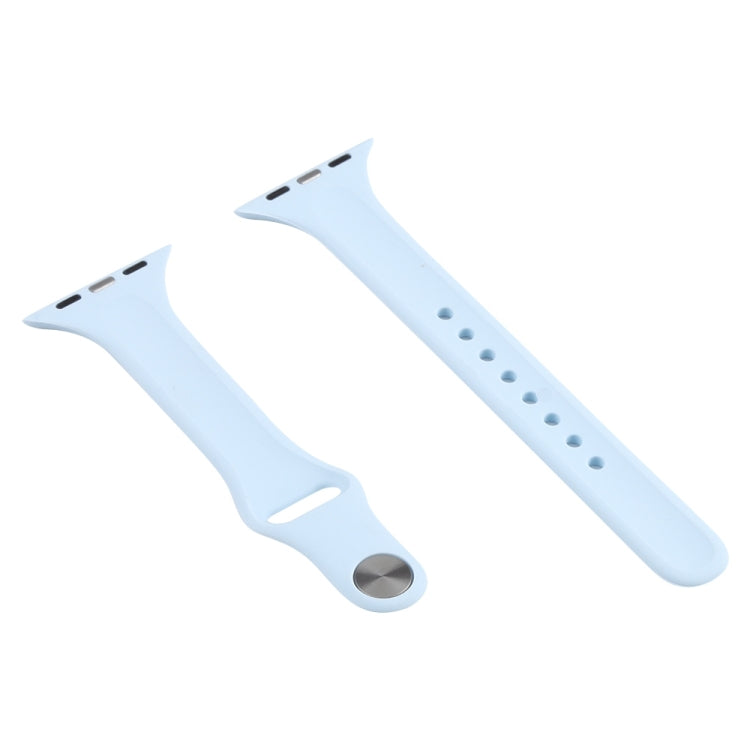 Bracelet de montre de remplacement en silicone amincissant pour Apple Watch Series, 7 41 mm / 6&SE&5&4 40 mm / 3&2&1 38 mm