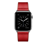 Bracelet de montre de remplacement en cuir pour Apple Watch Series, 7 45mm / 6&SE&5&4 44mm / 3&2&1 42mm, 7 41mm / 6&SE&5&4 40mm / 3&2&1 38mm