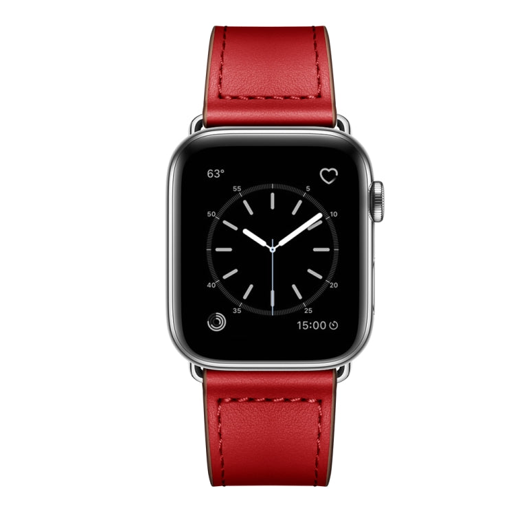 Bracelet de montre de remplacement en cuir pour Apple Watch Series, 7 45mm / 6&SE&5&4 44mm / 3&2&1 42mm, 7 41mm / 6&SE&5&4 40mm / 3&2&1 38mm