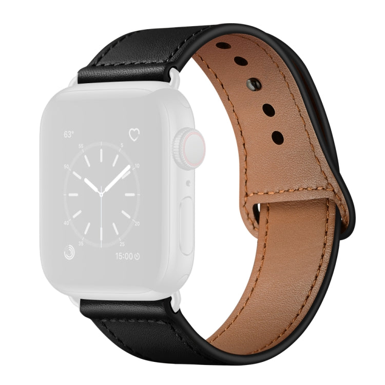 Bracelet de montre de remplacement en cuir pour Apple Watch Series, 7 45mm / 6&SE&5&4 44mm / 3&2&1 42mm, 7 41mm / 6&SE&5&4 40mm / 3&2&1 38mm