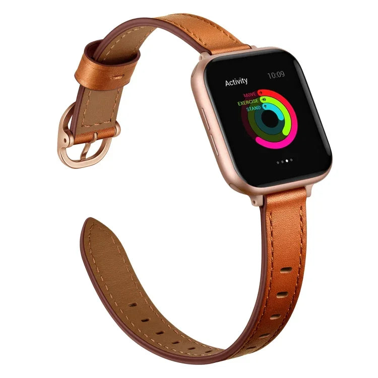 Bracelet de montre en cuir 14mm pour Apple Watch Series, 7 41mm / 6&SE&5&4 40mm / 3&2&1 38mm, 7 45mm / 6&SE&5&4 44mm / 3&2&1 42mm