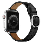 Bracelet de montre en cuir 14mm pour Apple Watch Series, 7 41mm / 6&SE&5&4 40mm / 3&2&1 38mm, 7 45mm / 6&SE&5&4 44mm / 3&2&1 42mm