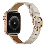 Bracelet de montre en cuir 14mm pour Apple Watch Series, 7 41mm / 6&SE&5&4 40mm / 3&2&1 38mm, 7 45mm / 6&SE&5&4 44mm / 3&2&1 42mm