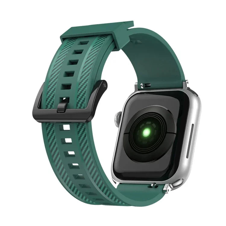 Bracelet de rechange en fibre de carbone pour Apple Watch Series, 7 41mm / 6&SE&5&4 40mm / 3&2&1 38mm, 7 45mm / 6&SE&5&4 44mm / 3&2&1 42mm