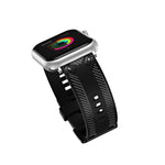 Bracelet de rechange en fibre de carbone pour Apple Watch Series, 7 41mm / 6&SE&5&4 40mm / 3&2&1 38mm, 7 45mm / 6&SE&5&4 44mm / 3&2&1 42mm