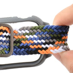 Bracelet de remplacement intégré en TPU tressé avec boucle de cadre pour Apple Watch Series 6 & SE & 5 & 4 40mm / 3 & 2 & 1 38mm, 6 & SE & 5 & 4 44mm / 3 & 2 & 1 42mm
