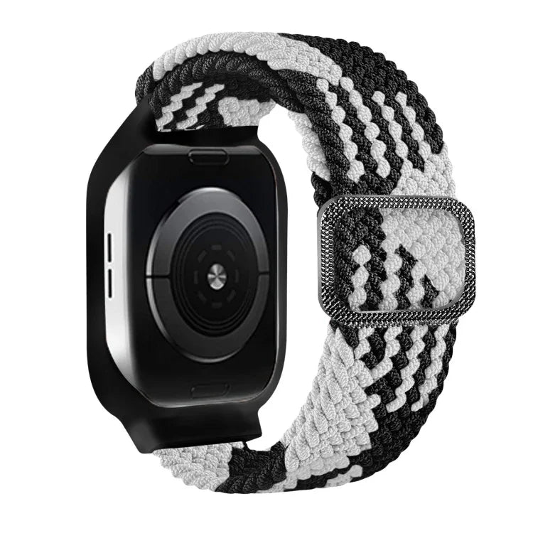 Bracelet de remplacement intégré en TPU tressé avec boucle de cadre pour Apple Watch Series 6 & SE & 5 & 4 40mm / 3 & 2 & 1 38mm, 6 & SE & 5 & 4 44mm / 3 & 2 & 1 42mm