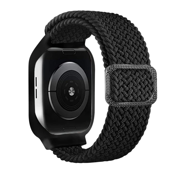 Bracelet de remplacement intégré en TPU tressé avec boucle de cadre pour Apple Watch Series 6 & SE & 5 & 4 40mm / 3 & 2 & 1 38mm, 6 & SE & 5 & 4 44mm / 3 & 2 & 1 42mm