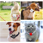 Étui en silicone pour collier d'animal de compagnie de dessin animé mignon, traceur anti-perte pour AirTag 2e génération / AirTag 1e génération, visage sérieux, smiley coquin, sourire Hanhan, sourire coquin