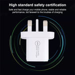 20WACB 20W QC3.0 + PD Quick Charger, AU Plug, EU Plug, US Plug