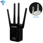 Routeur répéteur WiFi intelligent sans fil avec 4 antennes WiFi, Prise EU noire, Prise EU blanche, Prise UK noire, Prise UK blanche, Prise US noire, Prise US blanche