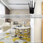 Routeur répéteur WiFi intelligent sans fil avec 4 antennes WiFi, Prise EU noire, Prise EU blanche, Prise UK noire, Prise UK blanche, Prise US noire, Prise US blanche