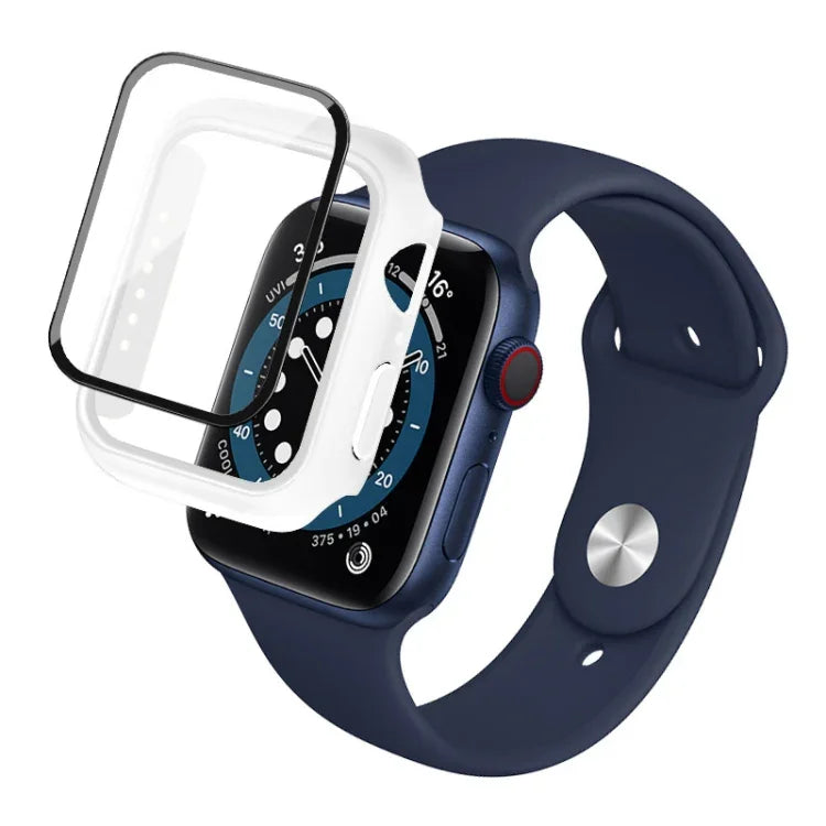 Coque de protection antichoc IMAK en PC avec film en verre trempé, pour Apple Watch Series 6 & SE & 5 & 4 44mm, pour Apple Watch Series 3 & 2 & 1 42mm, pour Apple Watch Series 6 & SE & 5 & 4 40mm, pour Apple Watch Series 3 & 2 & 1 38mm