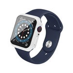 Coque de protection antichoc IMAK en PC avec film en verre trempé, pour Apple Watch Series 6 & SE & 5 & 4 44mm, pour Apple Watch Series 3 & 2 & 1 42mm, pour Apple Watch Series 6 & SE & 5 & 4 40mm, pour Apple Watch Series 3 & 2 & 1 38mm