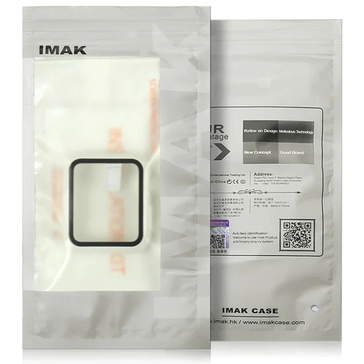 Coque de protection antichoc IMAK en PC avec film en verre trempé, pour Apple Watch Series 6 & SE & 5 & 4 44mm, pour Apple Watch Series 3 & 2 & 1 42mm, pour Apple Watch Series 6 & SE & 5 & 4 40mm, pour Apple Watch Series 3 & 2 & 1 38mm
