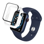Coque de protection antichoc IMAK en PC avec film en verre trempé, pour Apple Watch Series 6 & SE & 5 & 4 44mm, pour Apple Watch Series 3 & 2 & 1 42mm, pour Apple Watch Series 6 & SE & 5 & 4 40mm, pour Apple Watch Series 3 & 2 & 1 38mm